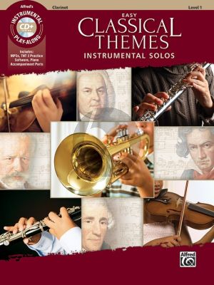 Easy Classical Themes Instrumental Solos for Clarinet (Bk-Cd) (arr. Bill Galliford)