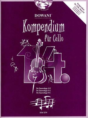 Kompendium für Cello Vol. 14 (Buch mit 2 CD's)