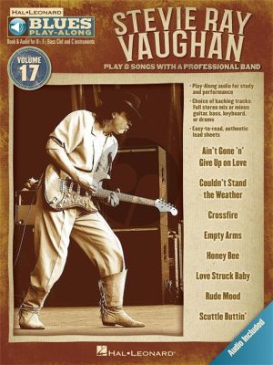 Vaughan Hal Leonard Blues Play-Along Volume 17 Book & Audio Online (8 Songs)