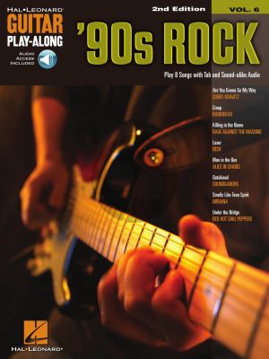 '90 s Rock for Guitar (Hal Leonard Guitar Play-Along Vol. 6) (Book with Audio online)