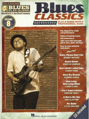 Hal Leonard Blues Play-Along Volume 8 Book & CD (All C-Bb-Eb and Bass Clef Instr.)