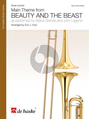 Main Theme From Beauty and The Beast for Brass Quartet (Score/Parts) (Arr. Eric J. Hovi)