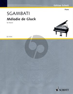 Sgambati Melody of Gluck Piano solo (From Orfeo ed Euridice)