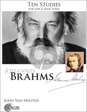 Brahms 10 Studies for Low High Tubas (arr. by John van Houten)