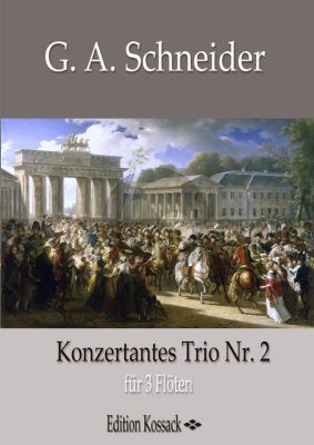 Schneider Konzertantes Trio No. 2 3 Flöten (Part./Stimmen)