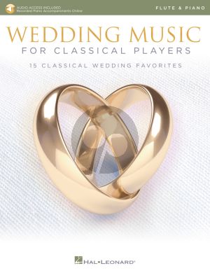 Wedding Music for Classical Players – Flute and Piano (Book with Audio online)