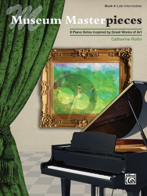 Rollin Museum Masterpieces Book 4 Piano Solo (8 Piano Solos Inspired by Great Works of Art) (Late Intermediate)