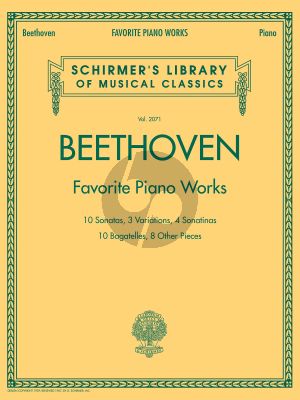 Beethoven Favorite Piano Works