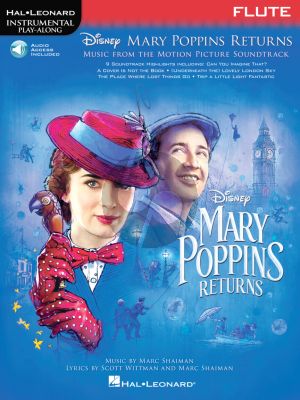 Shaiman Mary Poppins Returns for Flute (Hal Leonard Instrumental Play-Along) (Book with Audio online)
