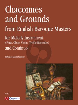 Chaconnes and Grounds from English Baroque Masters for Melody Instrument