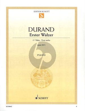 Durand Walzer No.1 Opus 83 Es-dur Klavier (Lothar Lechner)