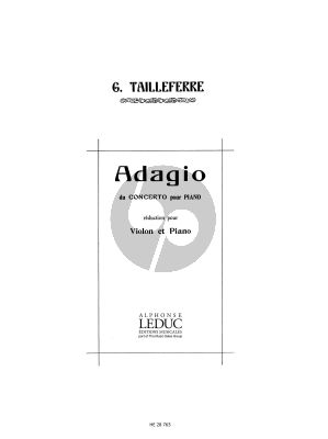 Adagio Violon et Piano