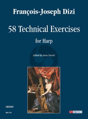 Dizi 58 Technical Exercises for Harp (edited by Anna Pasetti)