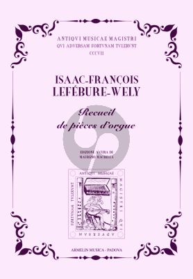 Lefebure-Wely Recueil de pièces d'orgue (edited by Maurizio Machella)