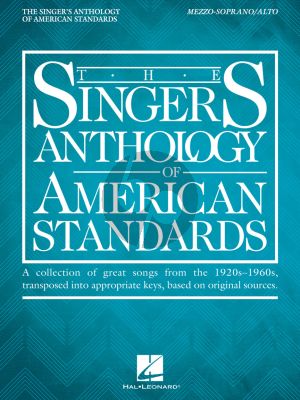 The Singer's Anthology of American Standards Mezzo-Soprano/Alto (Richard Walters)