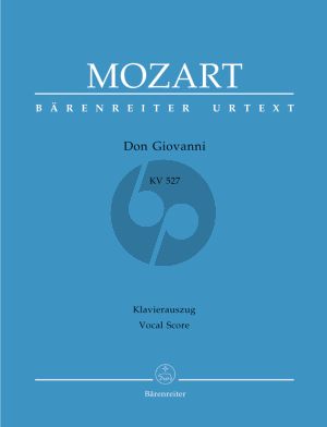 Don Giovanni KV 527 Vocal Score (ital./germ.) (edited by Wolfgang Plath and Wolfgang Rehm) (Hardcover)