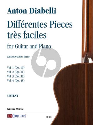 Diabelli Différentes Pieces très faciles for Guitar and Piano Opus 31 Vol. 2