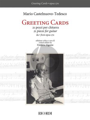 Greeting Cards - 21 pezzi per chitarra