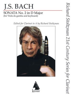 Bach Gamba Sonata No. 2 for Clarinet in A and Piano (arr. by Richard Stoltzman)