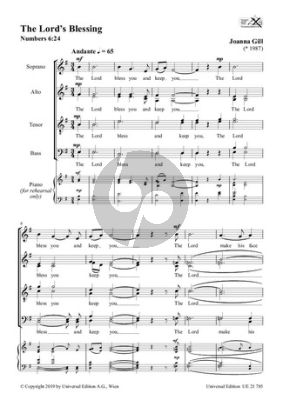 Gill The Lord's Blessing SATB