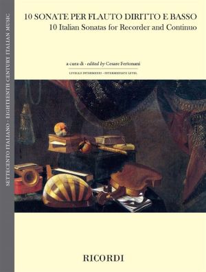 10 Sonate per flauto diritto e basso (edited by Cesare Fertonani)