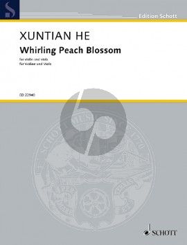 He Whirling Peach Blossom for Violin and Viola (Score/Parts)