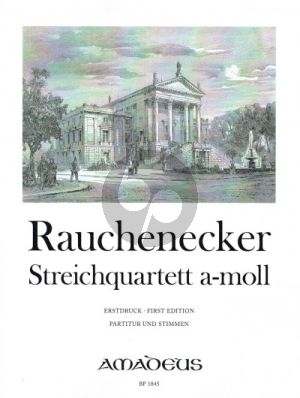 Rauchenecker Streichquartett No. 3 a-moll 2 Vi.-Va.-Vc. (1879) (Part./Stimmen)