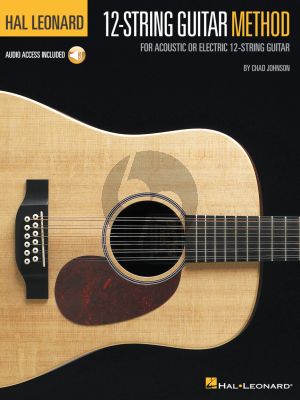 Johnson Hal Leonard 12-String Guitar Method (Book with Audio online)