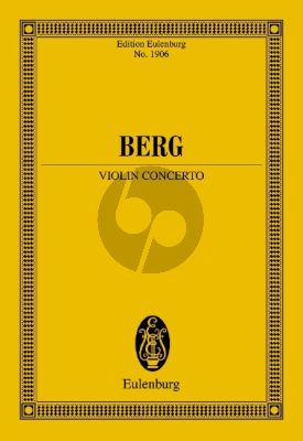 Berg Konzert Violine und Orchester (Studienpartitur) (Douglas Jarman)