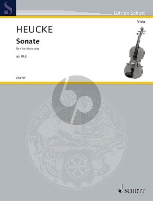 Heucke Sonata Opus 89 No. 2 Viola solo