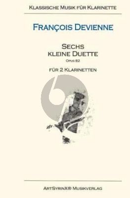 Devienne 6 kleine Duette Opus 82 2 Klarinetten (Spielpartitur)