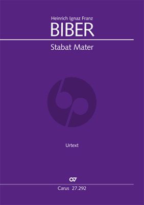 Biber Stabat Mater ChaB 50 SATB-Bc Partitur (Daniel E. Abraham)