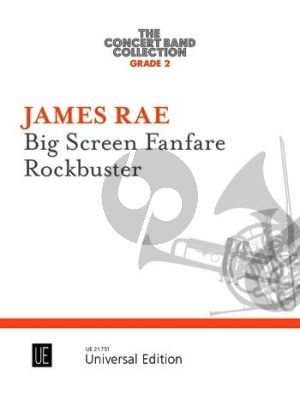 Rae Big Screen Fanfare • Rockbuster for concert band (Score/Parts)