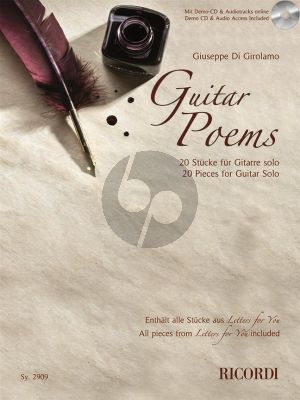 Girolamo Guitar Poems (Book with Audio online)