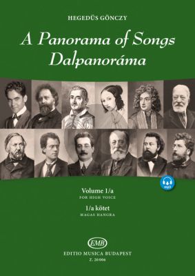 A Panorama of Songs 1A High Voice (Easy songs from four centuries in six languages) (Book with Audio online)