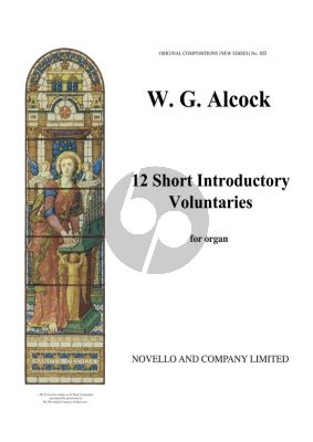 Alcock 12 Short Introductory Voluntaries for Organ