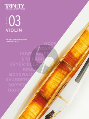 Trinity Violin Exam Pieces 2020-2023 Grade 3 (Violin-Piano)