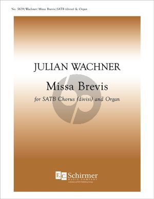 Wachner Missa Brevis SATB-Organ