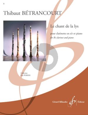 Betrancourt Le chant de la lys Clarinette et Piano (easy level grade 1)