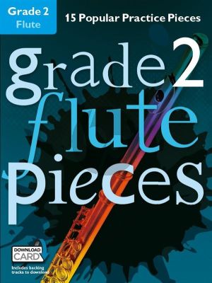 Grade 2 Flute Pieces Boek + audio-online (Christopher Hussey)