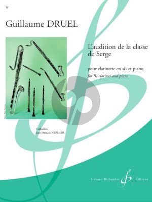 Druel L'audition de la Classe De Serge Clarinette et Piano (easy level grade 2 - 3)