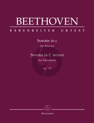 Beethoven Sonata c-minor Opus 111 Piano solo (edited by Jonathan Del Mar)