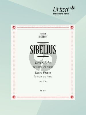 Sibelius 3 Stücke Opus 116 Violine und Klavier (Anna Pulkkis)