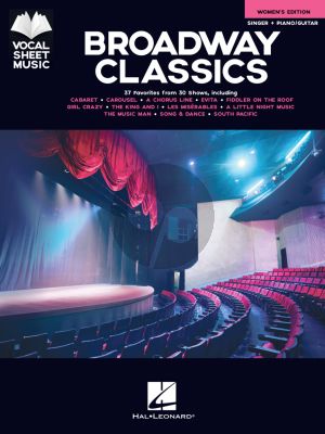 Broadway Classics – Women's Edition (Piano-Vocal-Guitar)