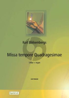 Bikkembergs Missa tempore Quadragesimae SABar en Orgel