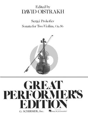 Prokofieff Sonata For Two Violins Op.56 (David Oistrakh)