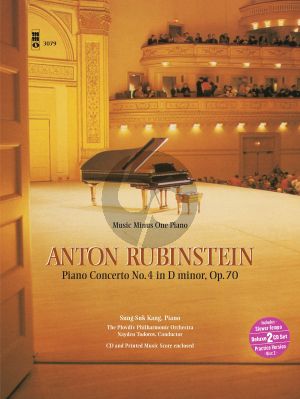 Rubinstein Piano Concerto No. 4 D-Minor, Op. 70 Bk-Cd (Book with 2 CD Set) (MMO)