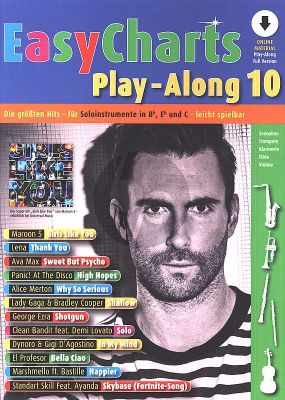 Easy Charts Play-Along Vol.10 (all C.-Bb-Eb. Instr.) (Book with Audio online) (Uwe Bye)