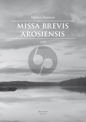 Jansson Missa Brevis Arosiensis SATB (lat.)