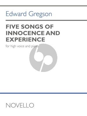 Gregson 5 Songs Of Innocence and Experience High Voice and Piano
